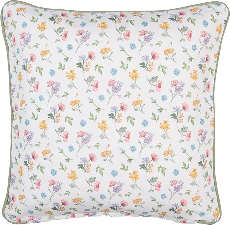 Bavlnená obliečka na vankúš s kvetinovým motívom Colourful Flowers - 40*40cm