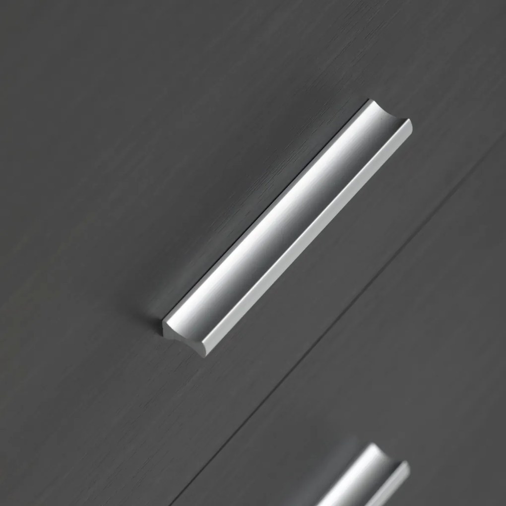 Kancelársky stôl 3218 OAK, čierny a dubový