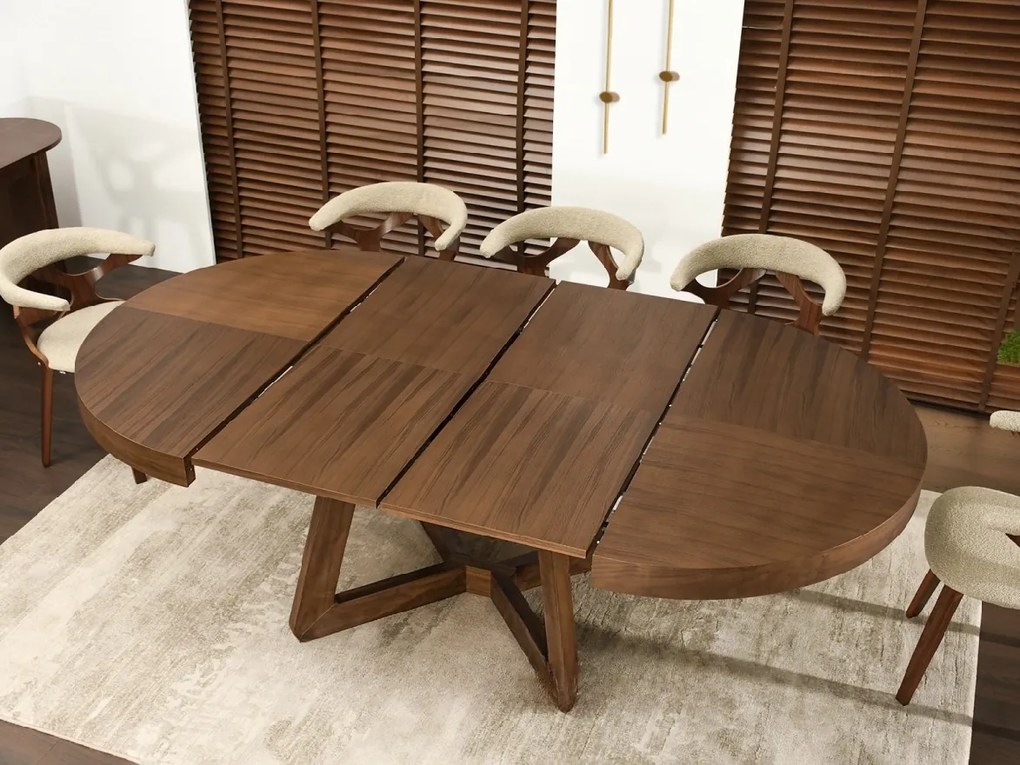 Rozkladací jedálenský stôl OLIA 130-230cm dub
