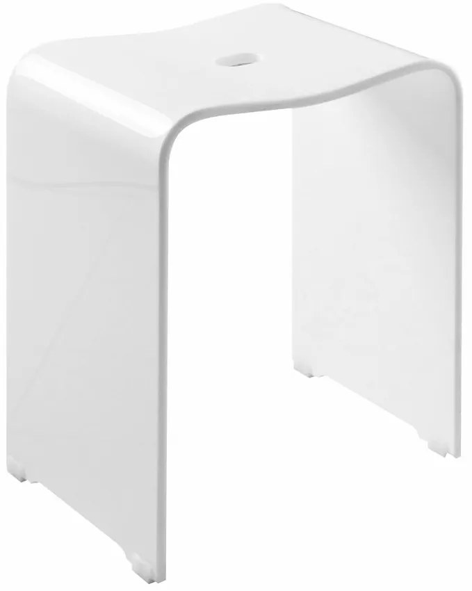 Ridder Ridder, TRENDY kúpeľňová stolička 40x48x27,5cm, biela, A211101