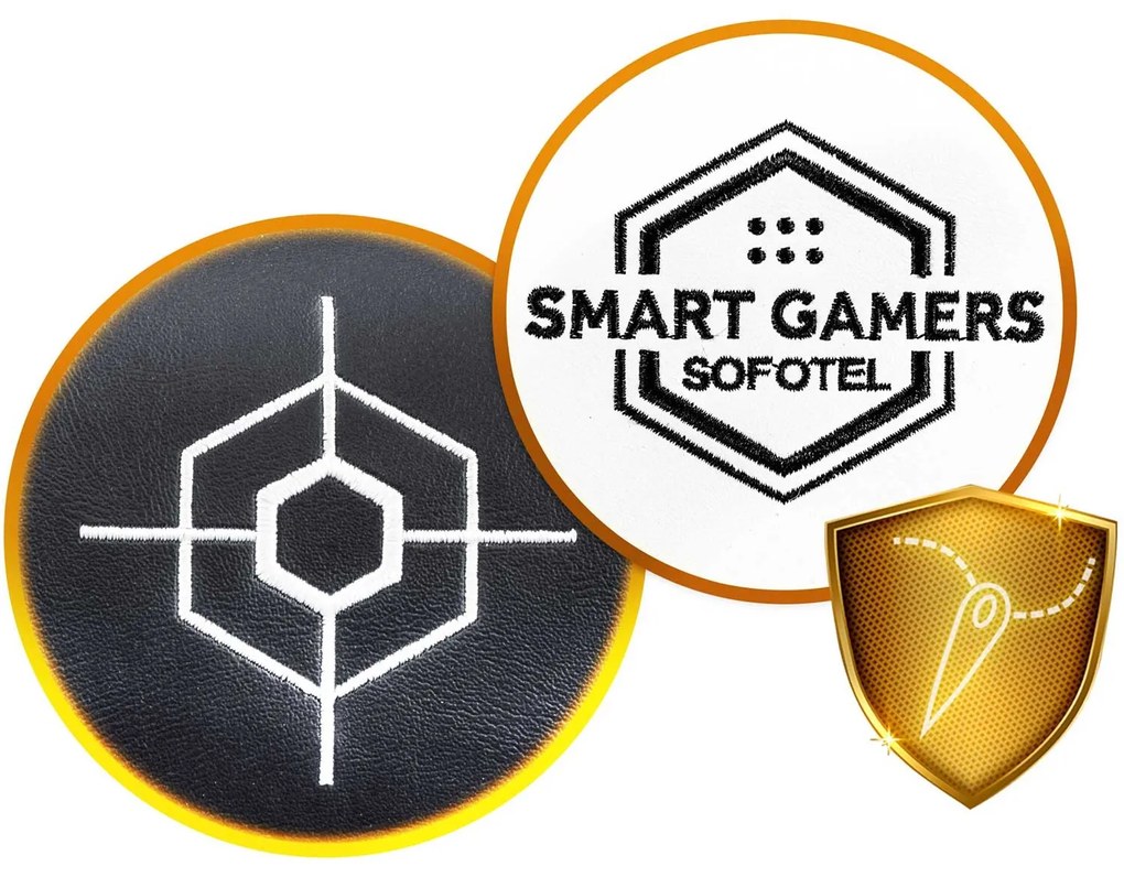 Herné kreslo Sofotel Miss Fortune 2593 - čierno-červeno-biela