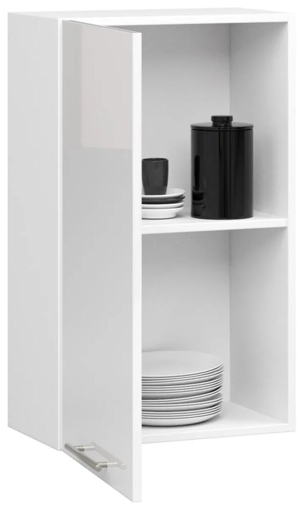 Závěsná kuchyňská skříňka Olivie W 50 cm bílá
