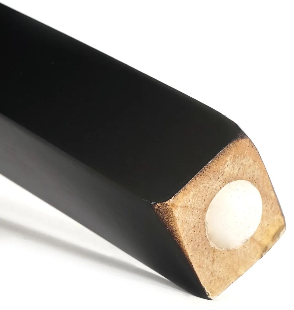 2x Jedálenská stolička Chesterfield 2 - koženka, tmavé nohy - Čierna