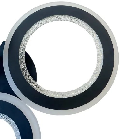 LED Stmievateľný prisadený luster LED/100W/230V 3000-6500K + diaľkové ovládanie