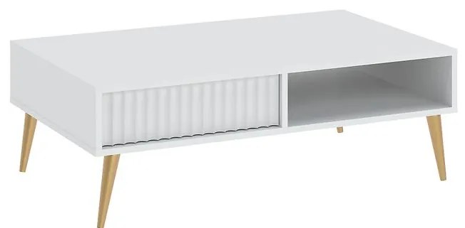 Konferenčný stolík 2S Barcelona biela