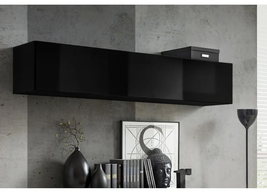 Závesná skrinka Fly 50 čierna