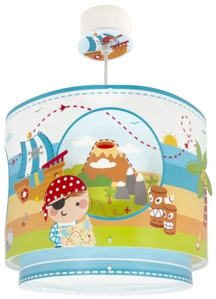 Dalber 60652 - Detský luster PIRATE ISLAND 1xE27/15W/230V