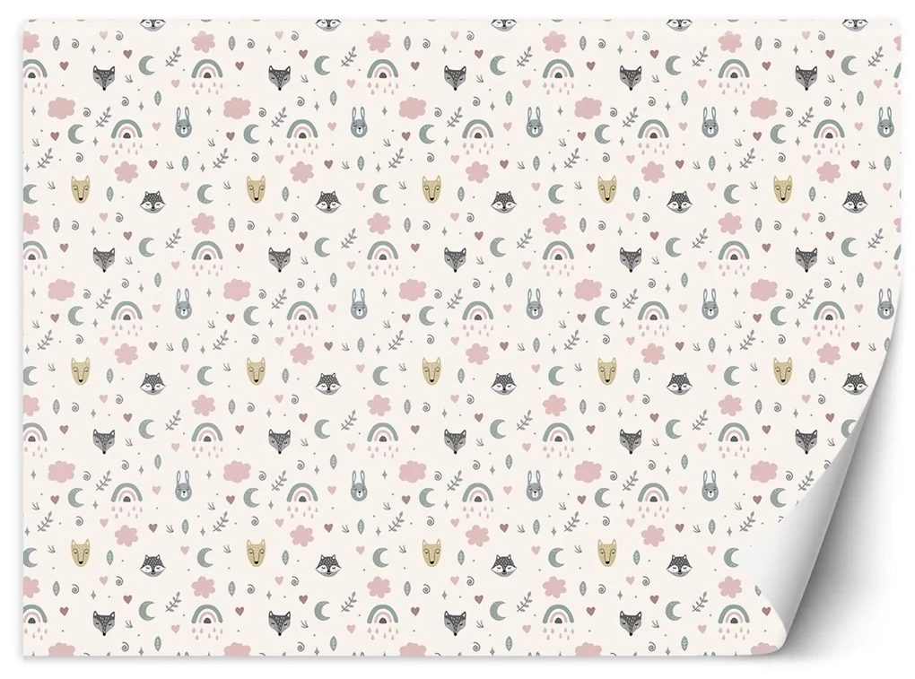 Gario Fototapeta Boho zvieratká Materiál: Vliesová, Rozmery: 450 x 315 cm
