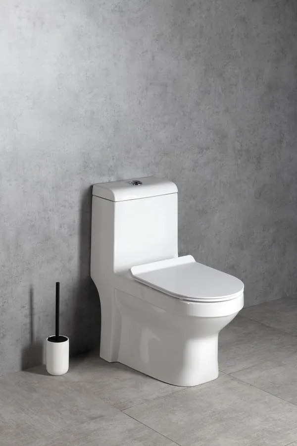 Sapho Sapho, HUBERT WC kombi, spodný/zadný odpad, biela, PB304
