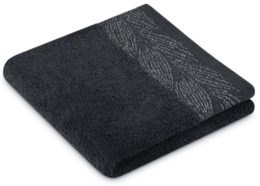 Sada 3 ks uterákov ALLIUM klasický štýl čierna