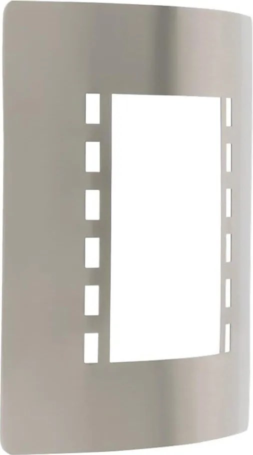Eglo 55761 - LED Vonkajšie nástenné svietidlo 1xE27/10W/230V IP44 matný chróm
