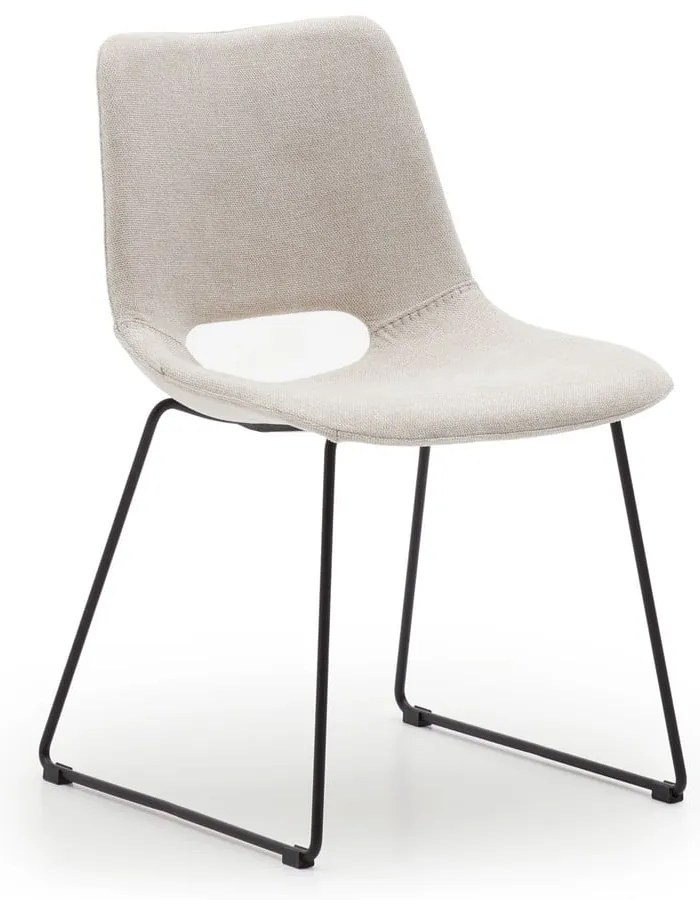 Béžová jedálenská stolička Zahara – Kave Home