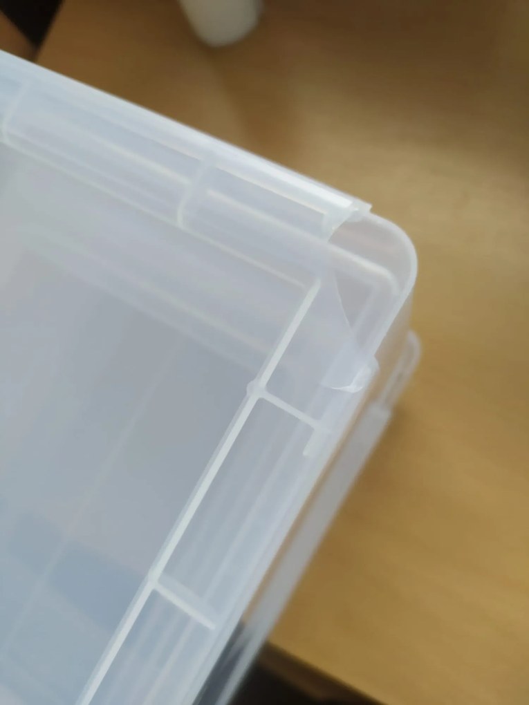 2. akosť - Transparentná zásuvka, šuplík, výsuvný úložný box, CASTOMIX / A4