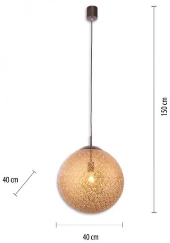 Paul Neuhaus 2421-48 - Luster na lanku GRETA 1xE27/60W/230V