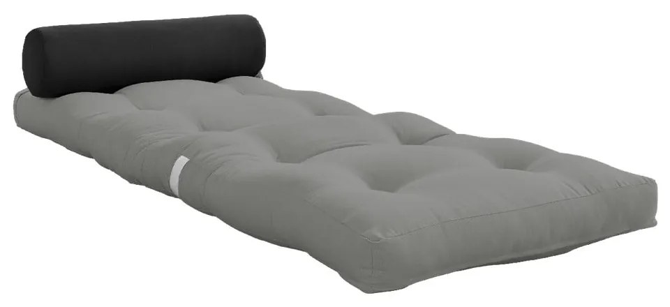 Variabilný sivý skladací matrac Karup Design Wrap Grey/Dark Grey