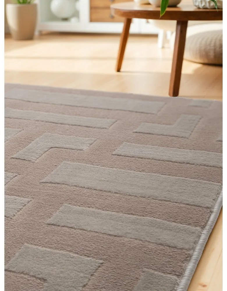 Béžový behúň 80x240 cm Perles Onyx – Elle Decoration