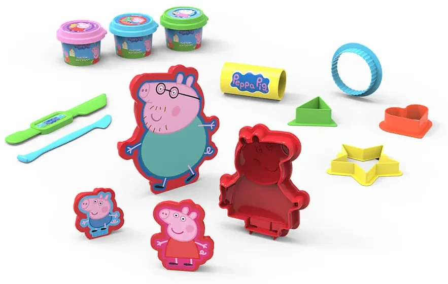 Prasiatko Peppa set plastelína