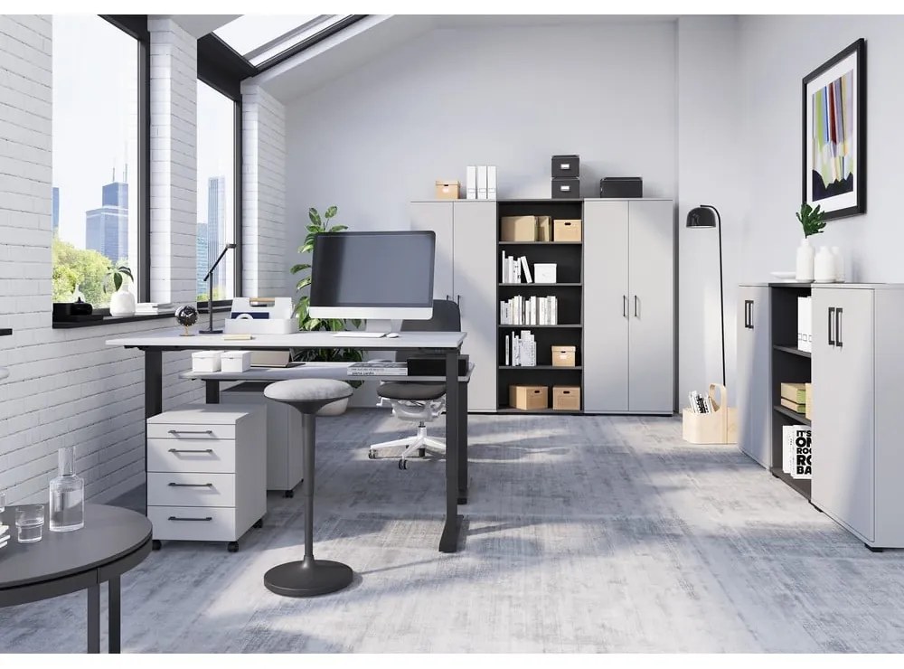 Polohovací pracovný stôl 80x160 cm Agenda – Germania