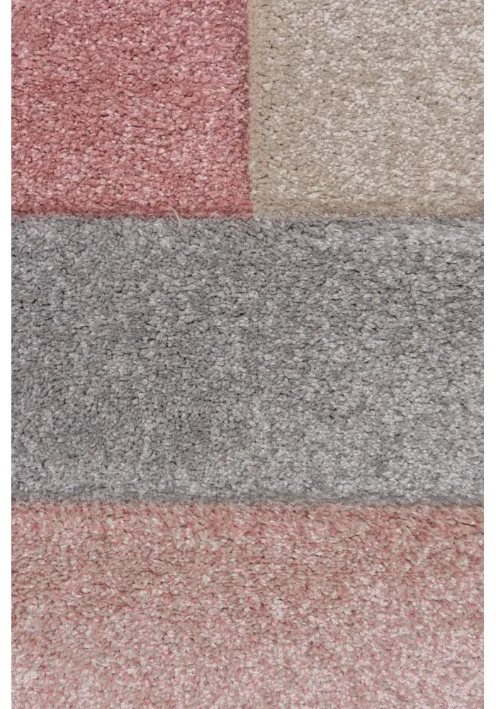 Ružovo-sivý koberec Flair Rugs Cosmos, 120 × 170 cm