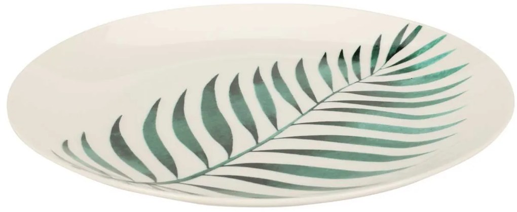 Porcelánový tanier Leafs1, (fi) 27 cm, listy