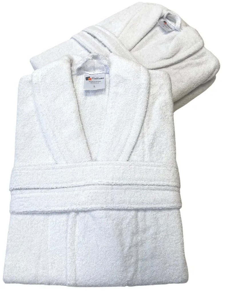 Froté deluxe unisex župan Biely TiaHome - S/M
