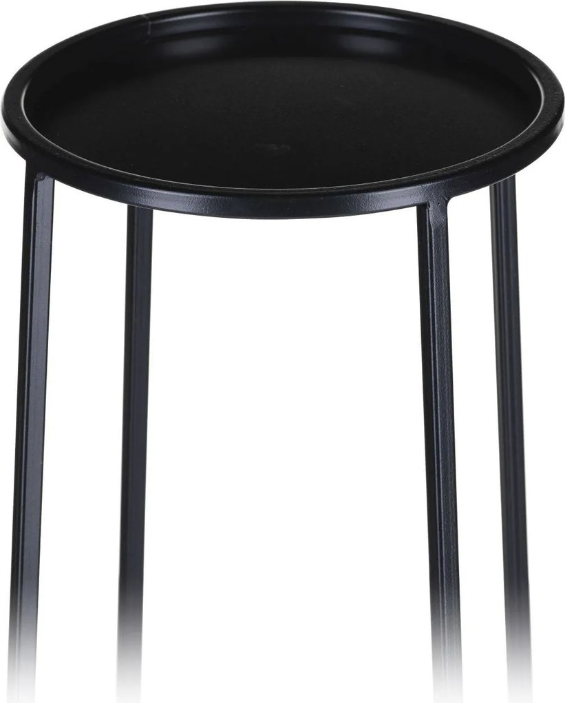 STOJAN NA KVETINÁČ EASY 70X24X24 CM ČIERNA