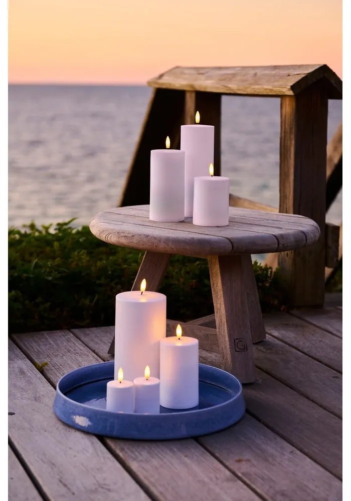 Exteriérové LED sviečky v súprave 3 ks (výška 20 cm) Sille – Sirius