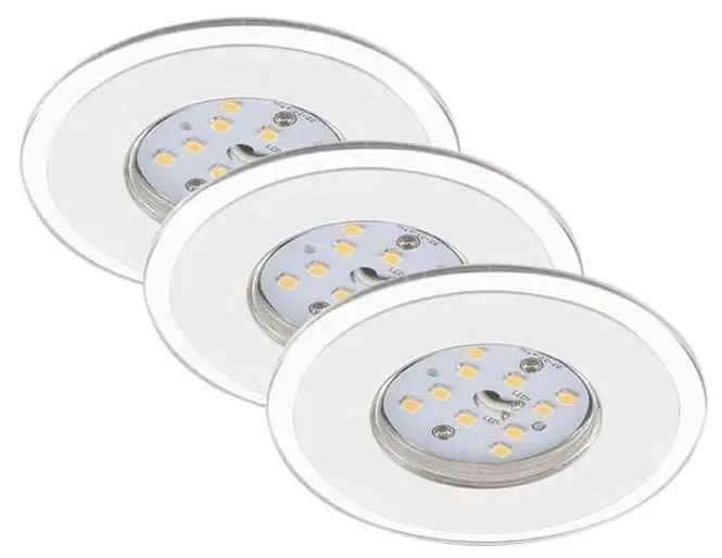 Briloner 7197-036-SADA 3x LED Stmievateľné kúpeľňové svietidlo LED/4,5W/230V IP44