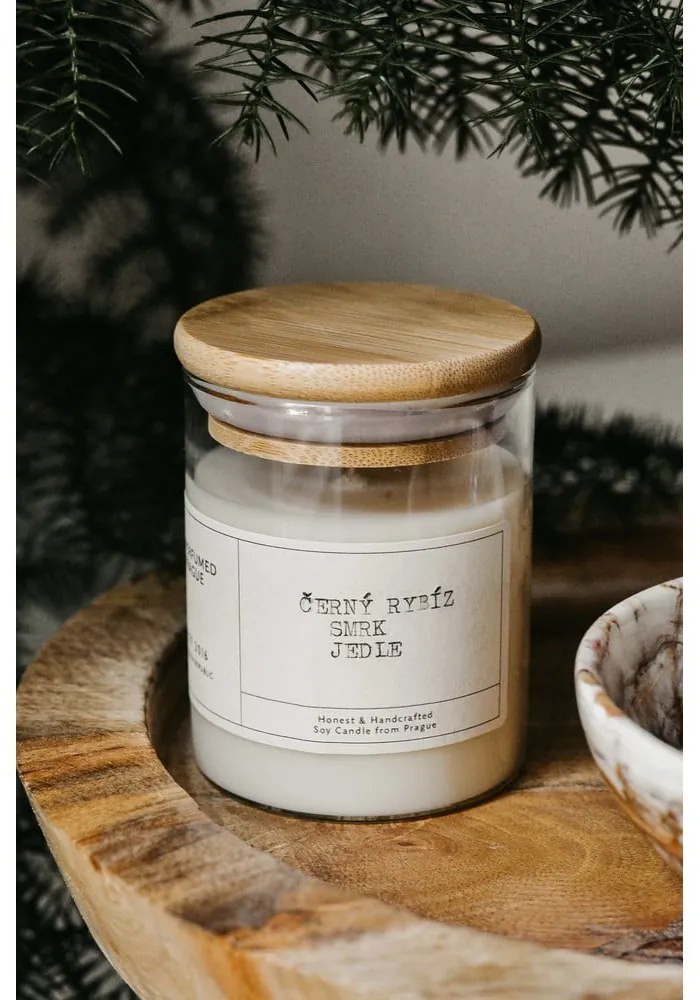 Vonná sójová sviečka doba horenia 40 h #79 Black Currant – Perfumed Prague