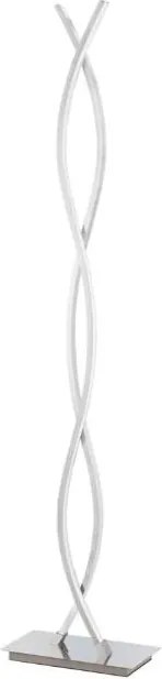 Eglo 183205 - LED stojacia lampa ALANI 2xLED/17W/230V matný chróm