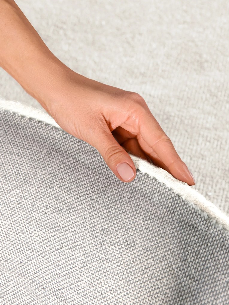 Villeroy & Boch, Kusový koberec Villeroy & Boch Kari 106281 Cream kruh, 200x200 (priemer) kruh, biela, obývacia izba