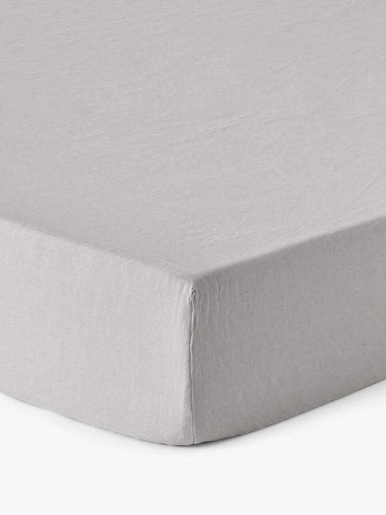 Elastická plachta na topper matrac z vypratého ľanu Airy