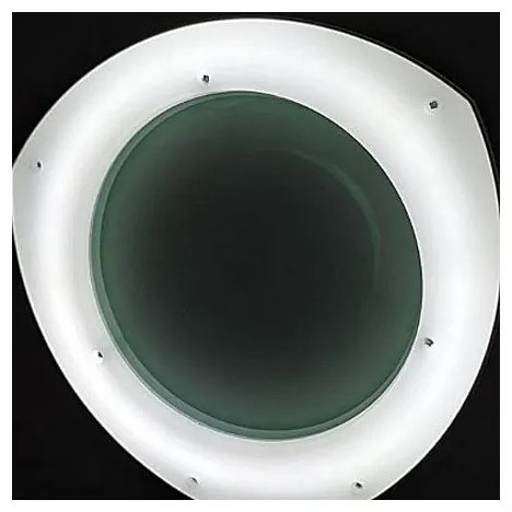 LED Stmievateľná stolná lampa s lupou a klipom LED/8W/12/230V