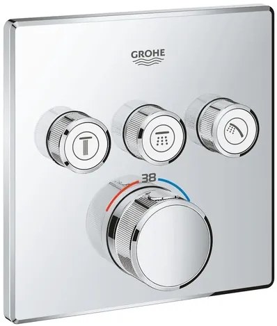 Grohe Smart Control termostat s termostatickou baterií chróm 29126000 G29126000