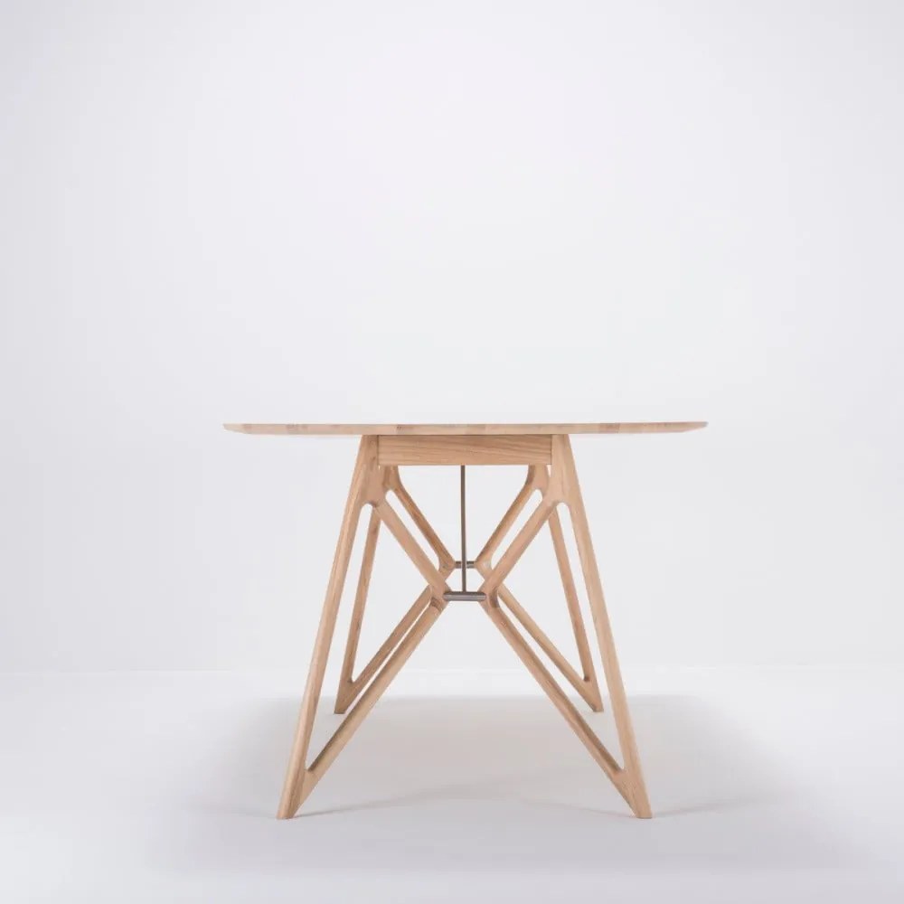 Jedálenský stôl s doskou z dubového dreva 220x90 cm Tink - Gazzda