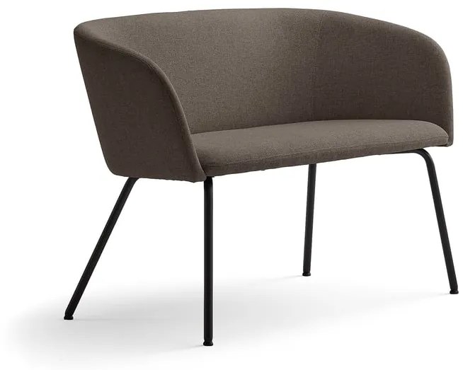 Pohovka JOY, čierna, hnedá