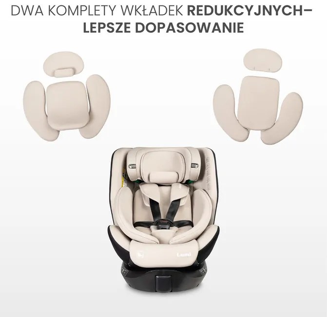 CARETERO AUTOSEDAČKA LUMI I-SIZE DARK GREY (40-150 cm)