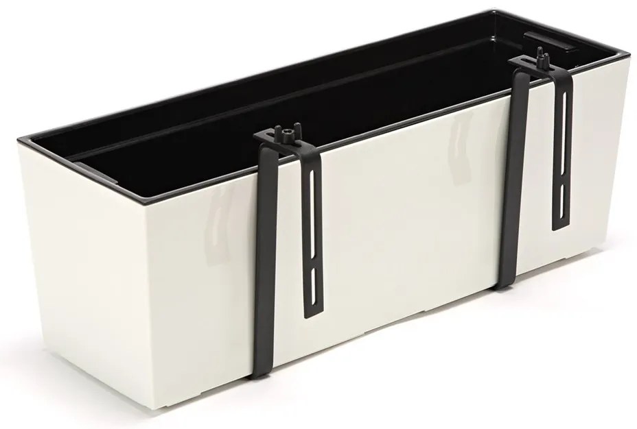 PLASTOVÝ KVETINÁČ BOUQUET 19X56 CM BIELA