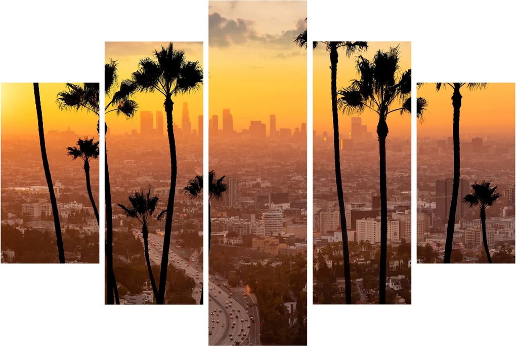 Obraz - Panorama Los Angeles (150x105 cm)