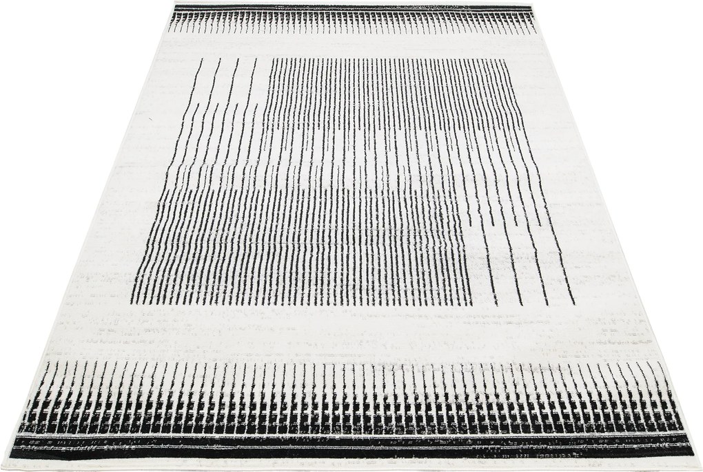 TA Koberec 5354A KRÉMOVÁ / ČIERNA GRACE