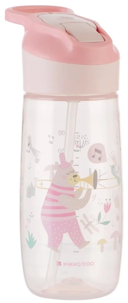 Hrnček so silikónovým náustkom 450ml 12m+ Music Fest Pink