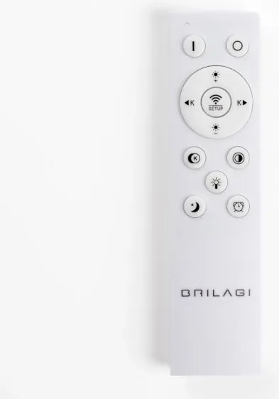 BRILAGI - LED stmievateľné stropné svietidlo FALCON SLIM LED/42W/230V biela/béžová + diaľkové ovládanie