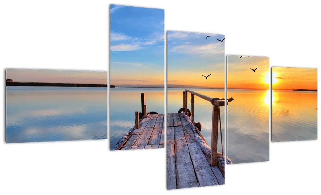 Moderný obraz - mólo