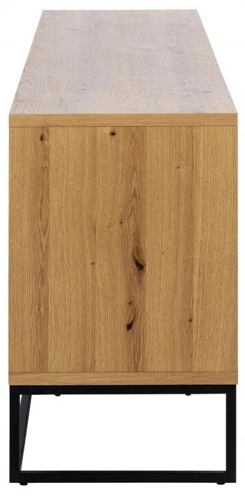 Komoda Dalarna II 198 cm industriálny dub