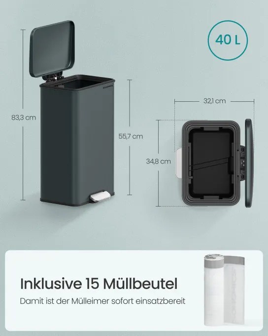 Odpadkový kôš 40L LTB540G02