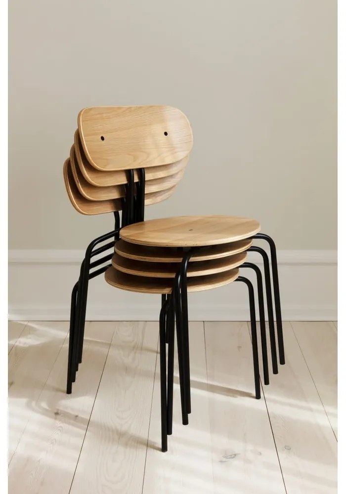 Jedálenská stolička v béžovo-zlatej farbe Curious – UMAGE