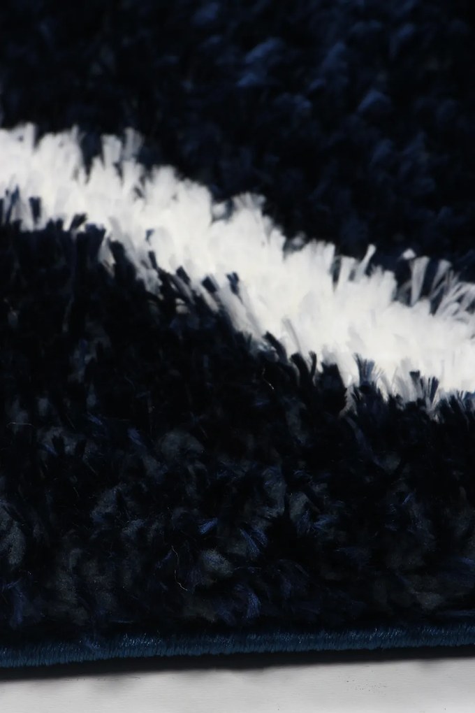 Koberec Boho 613 NAVY BLUE/CREAM rozmery koberec: 80x150 cm