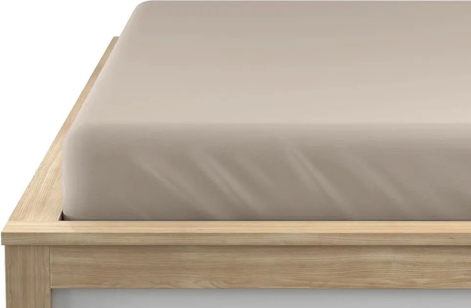 Jersey plachta cappuccino 180 x 200 cm