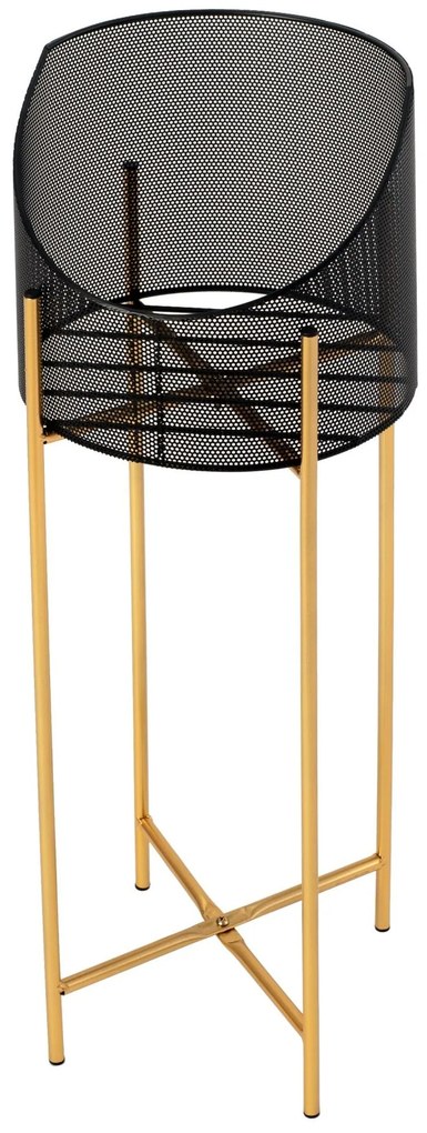 Tutumi Tutumi, stojan na kvety TSHP20209, čierna-zlatá, HOM-09907