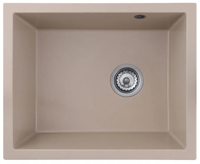 Gamma Decor 5040, 1-komorový granitový drez 560x460x180 mm, béžová, GMA-ZLE000083
